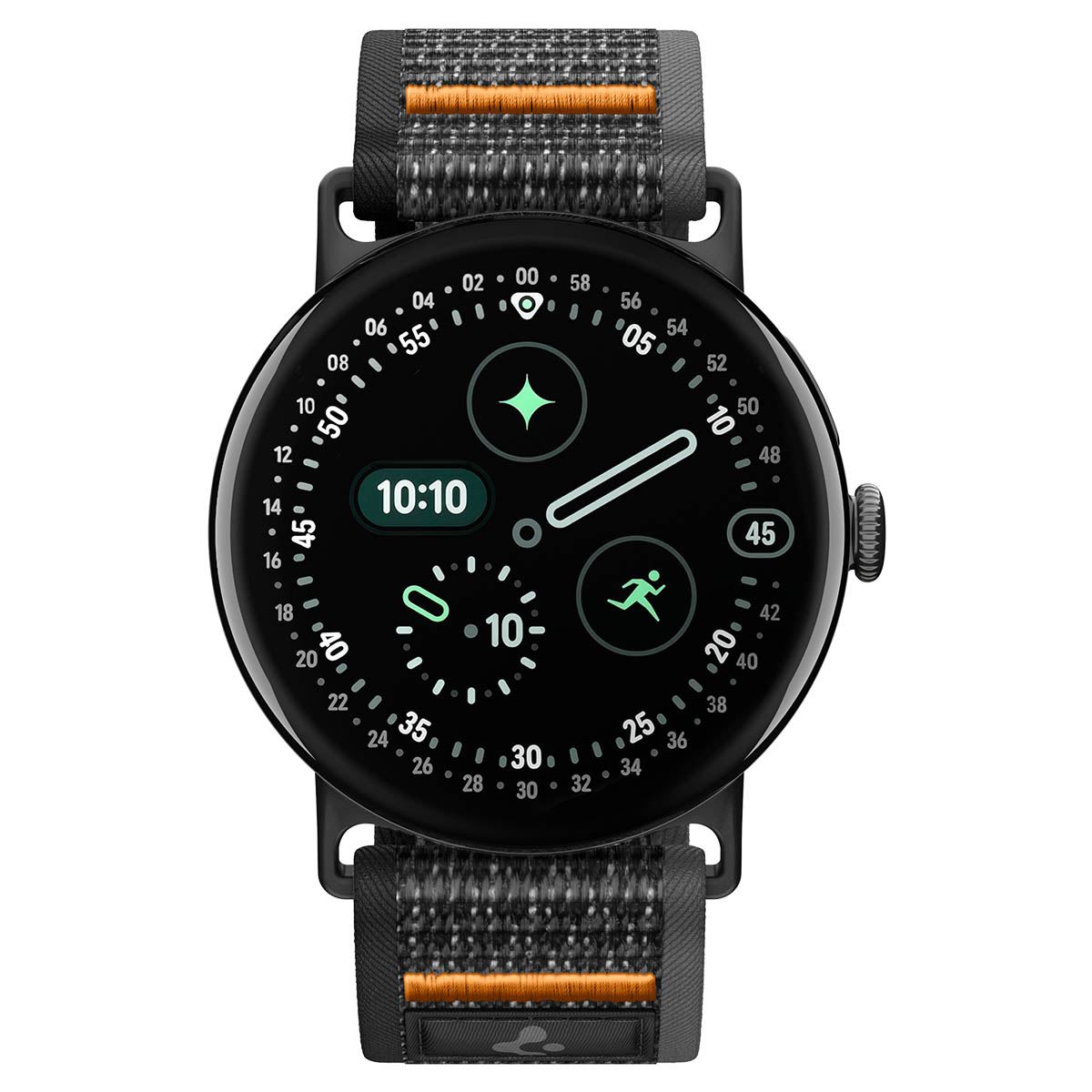 Spigen Athlex Air, active black orange - Google Pixel Watch 5/4/3 41mm/2/1 (2)
