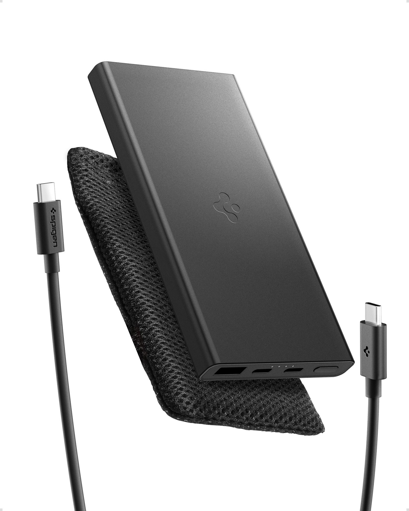Spigen Essential 10,000mAh 22.5W Portable Charger, black EA2210 (1)