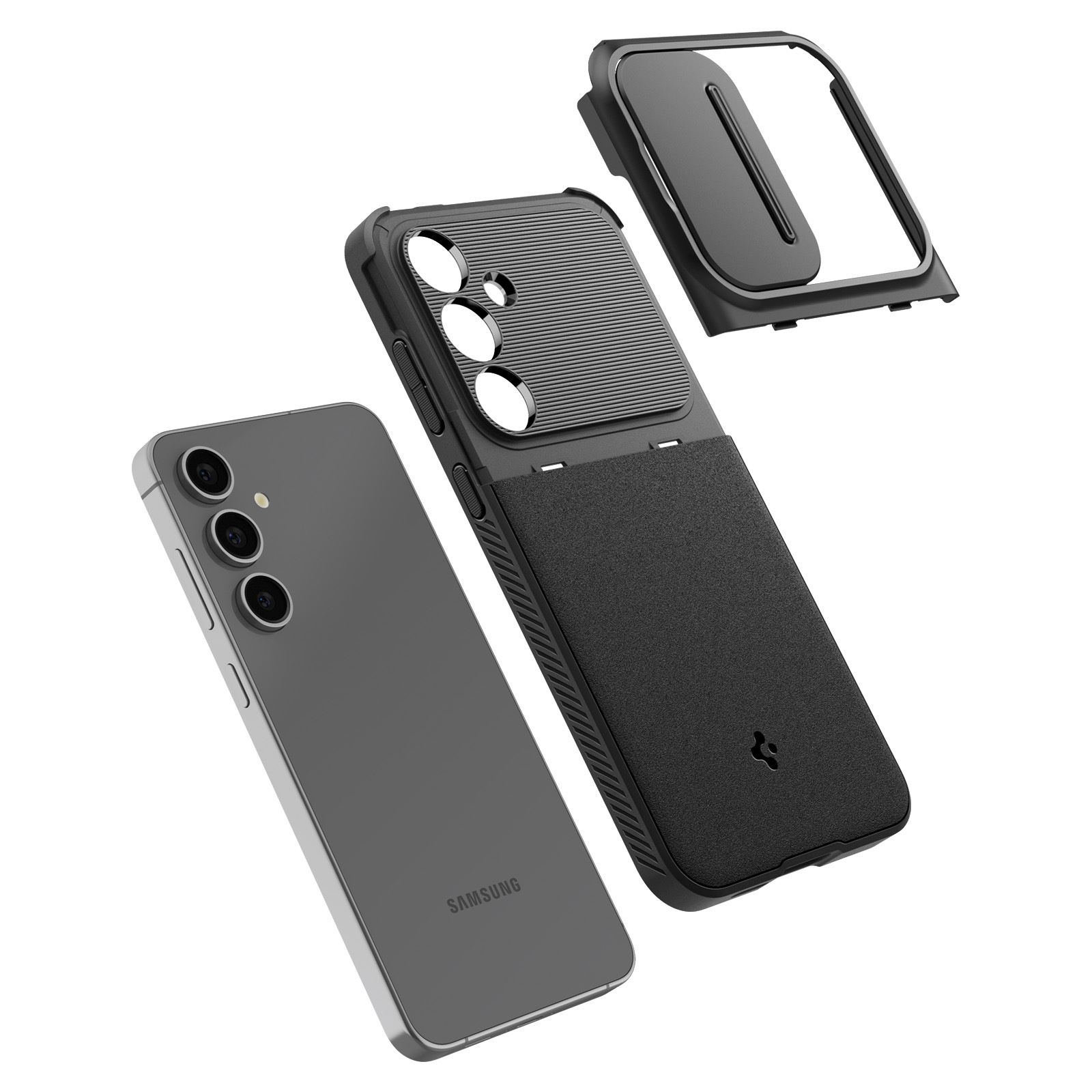 Spigen Optik Armor, black - Samsung Galaxy S24 FE (10)