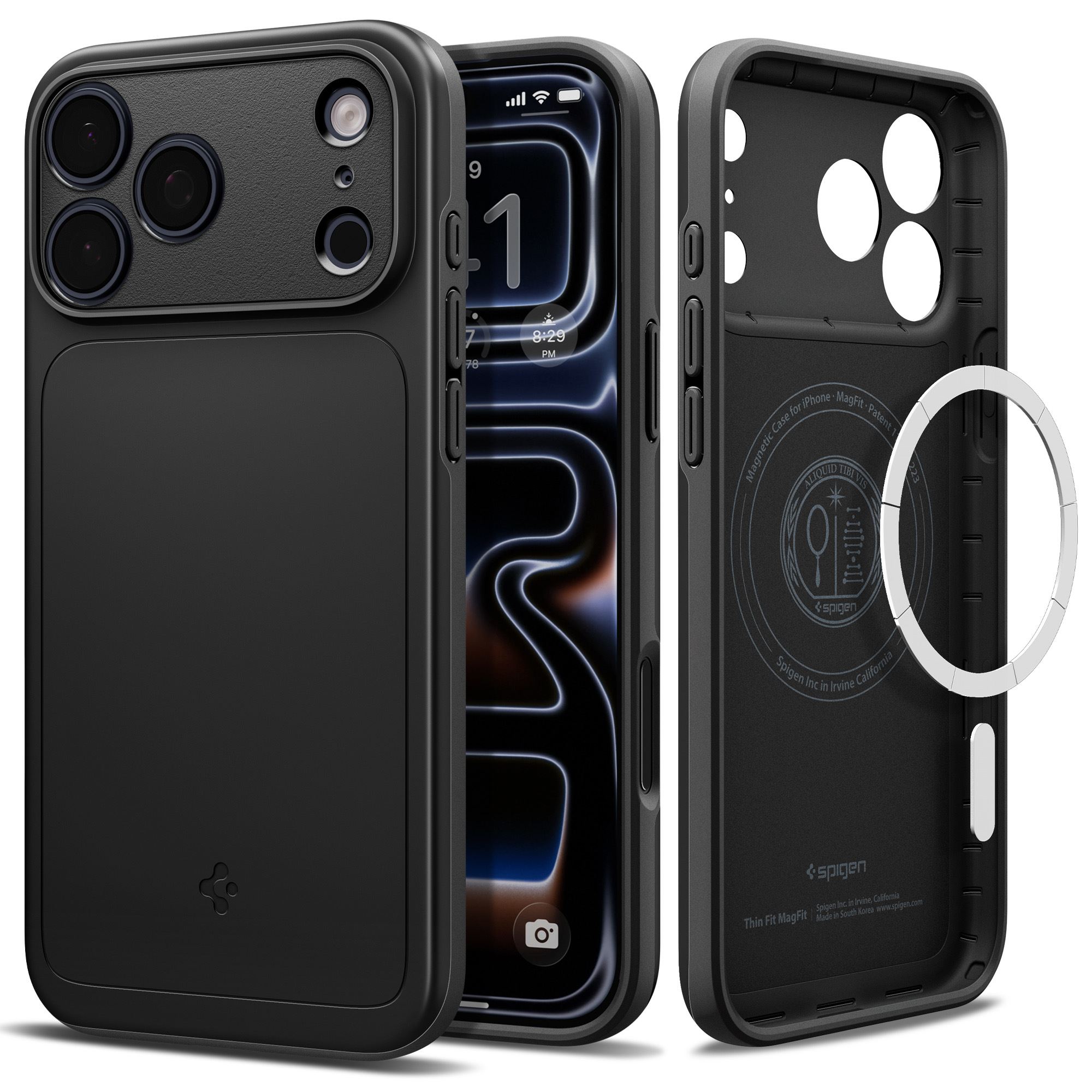 Spigen Thin Fit MagSafe, black - iPhone 18 Pro/17 Pro (2)
