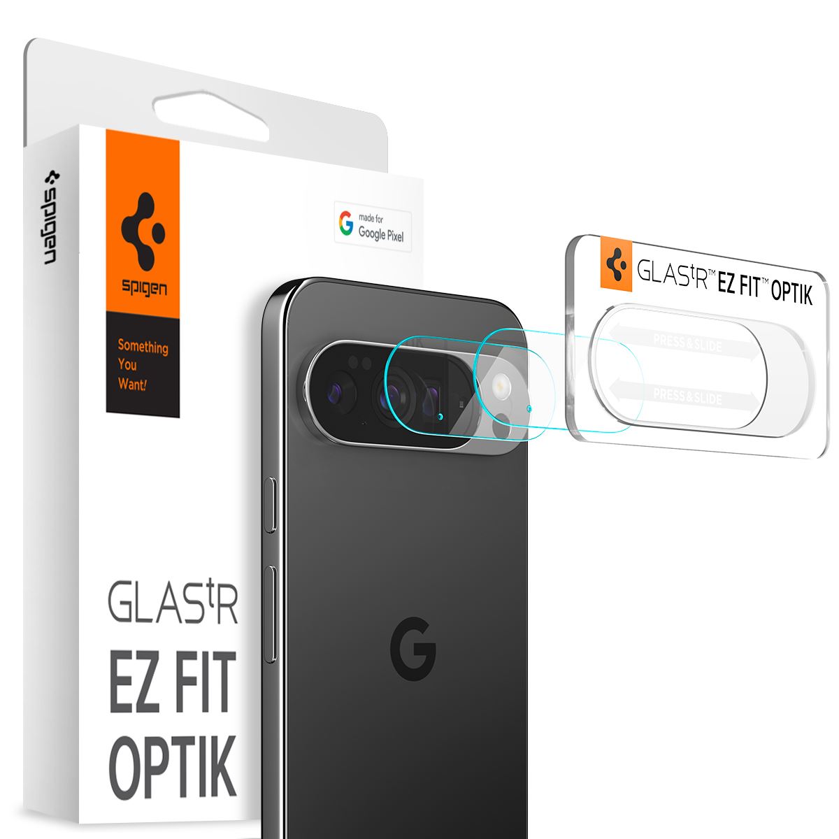 Spigen Glass tR EZ Fit Optik 2 Pack, crystal clear - Google Pixel 10 Pro