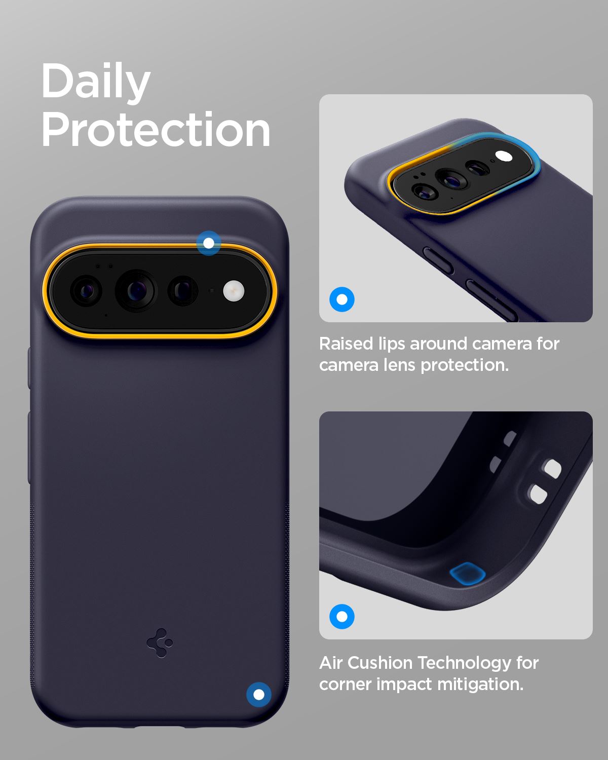 Spigen Nano Pop MagSafe, blueberry navy - Google Pixel 11 Pro XL (13)