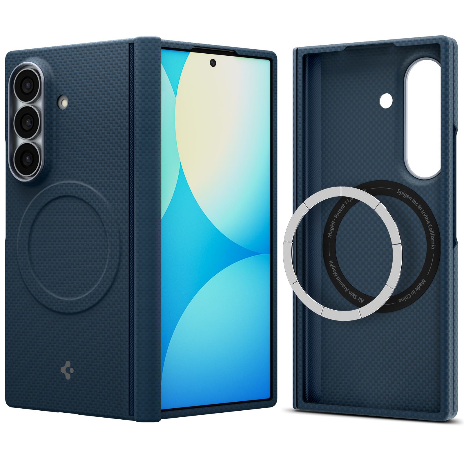 Spigen Air Skin Aramid MagSafe, navy - Samsung Galaxy Z Fold8 Ultra (2)