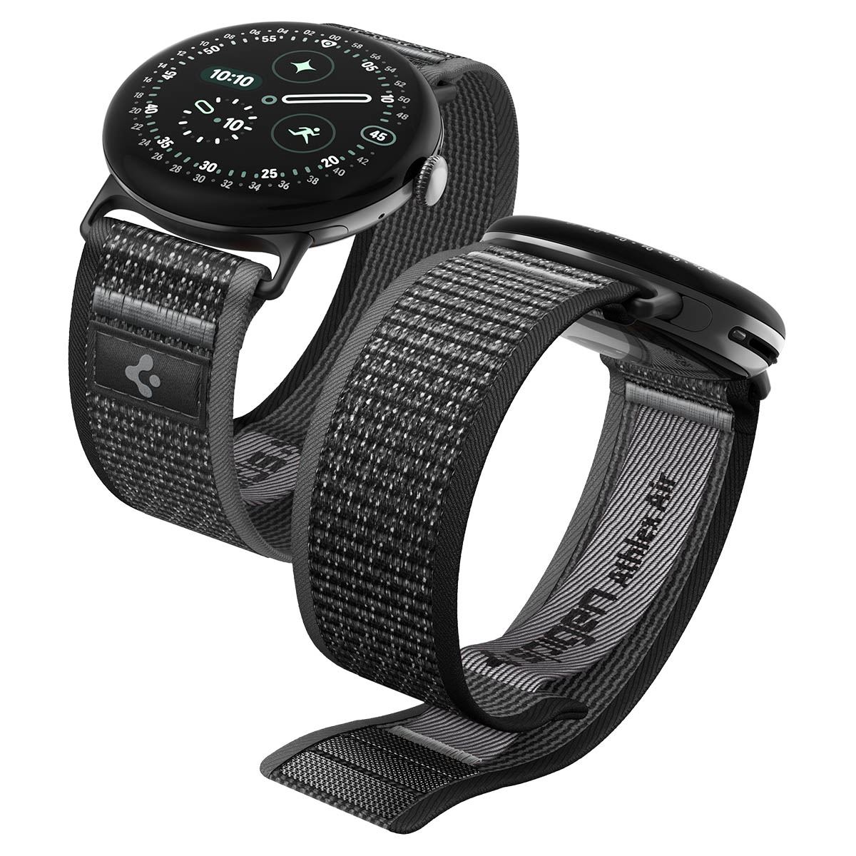 Spigen Athlex Air, active black gray - Google Pixel Watch 5/4/3 41mm/2/1 (1)