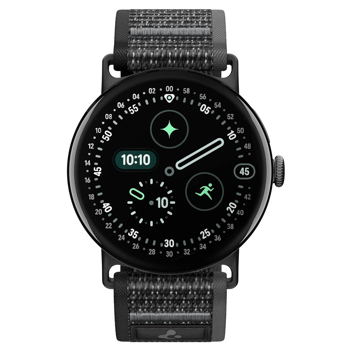 Spigen Athlex Air, active black gray - Google Pixel Watch 5/4/3 41mm/2/1 (2)