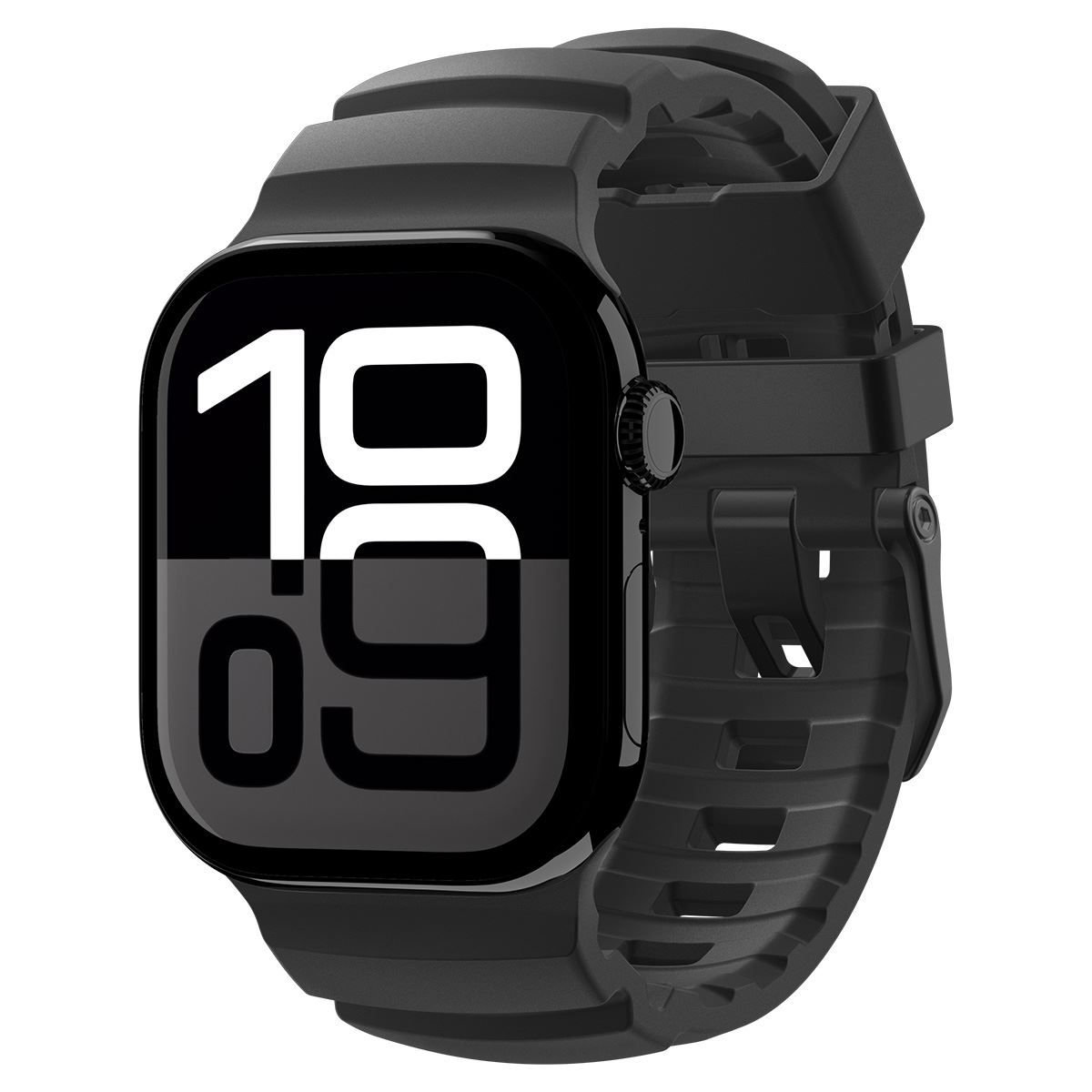 Spigen Silicone Band, black - Apple Watch 49mm/46mm/45mm/44mm (1)