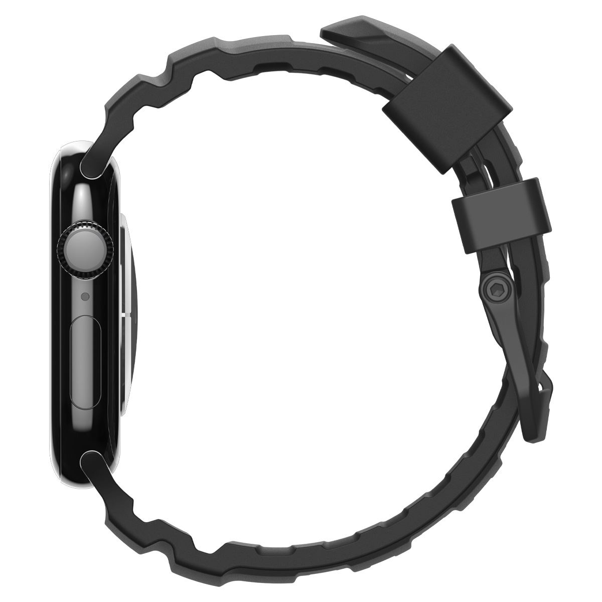 Spigen Silicone Band, black - Apple Watch 49mm/46mm/45mm/44mm (4)