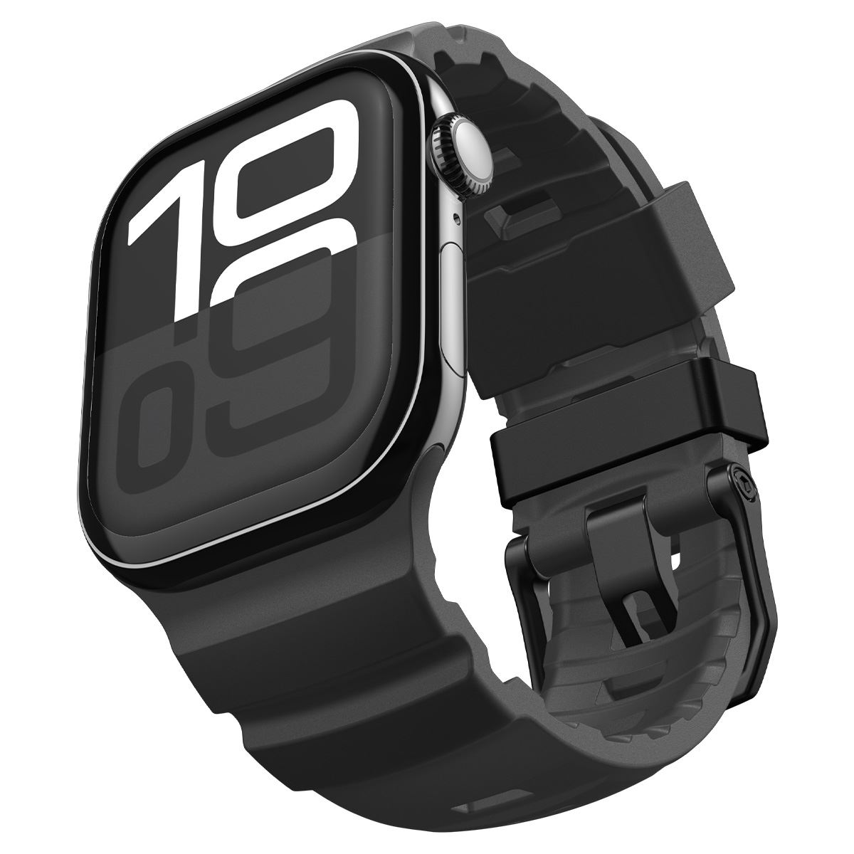 Spigen Silicone Band, black - Apple Watch 49mm/46mm/45mm/44mm (6)