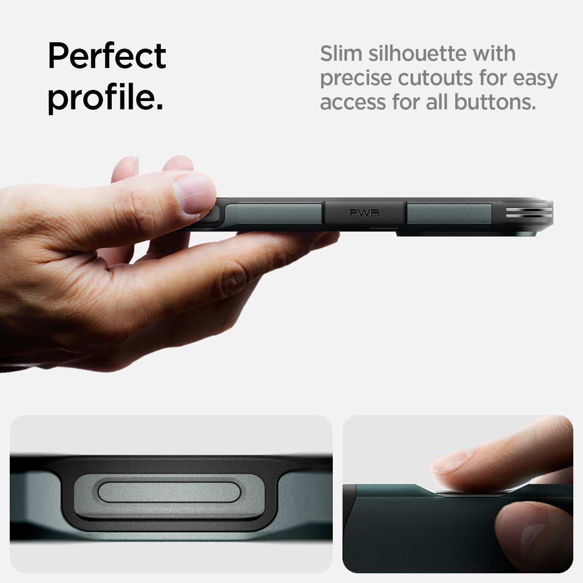 Spigen Tough Armor MagSafe, abyss green - iPhone 16 Pro (13)