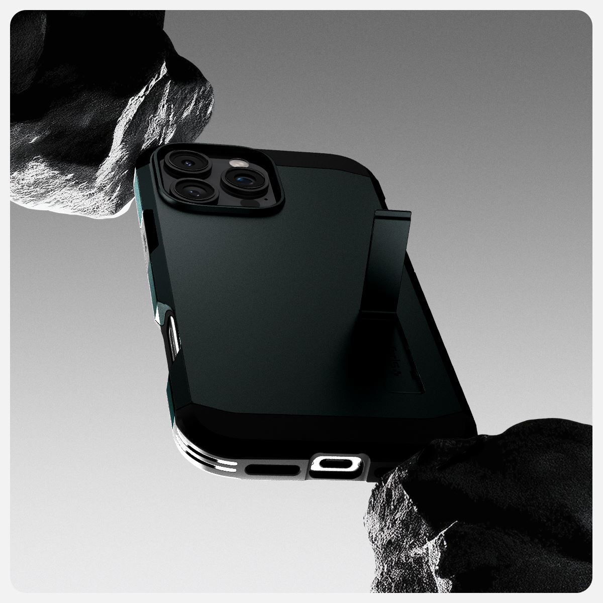 Spigen Tough Armor MagSafe, abyss green - iPhone 16 Pro (9)