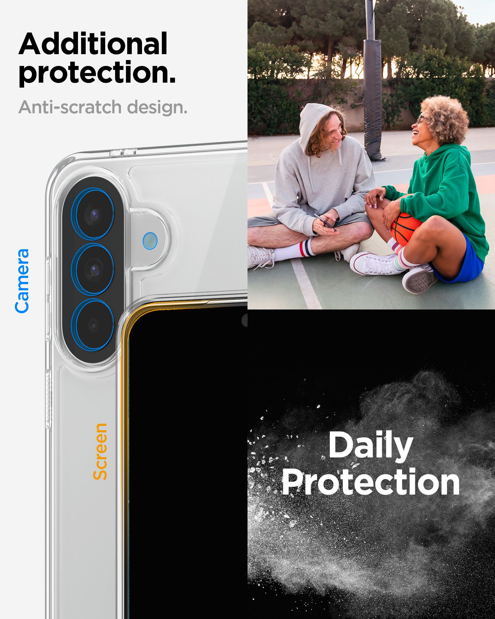 Spigen Ultra Hybrid, crystal clear - Samsung Galaxy A57 5G (13)