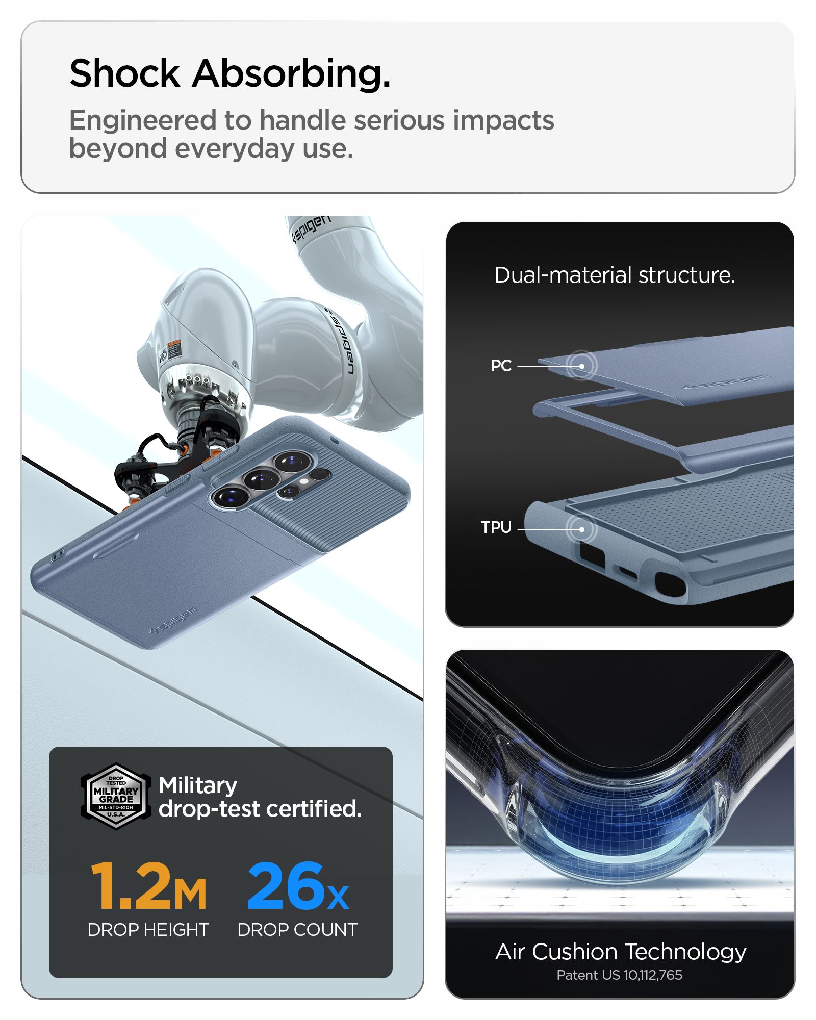 Spigen Slim Armor CS, light blue - Samsung Galaxy S26 Ultra (13)