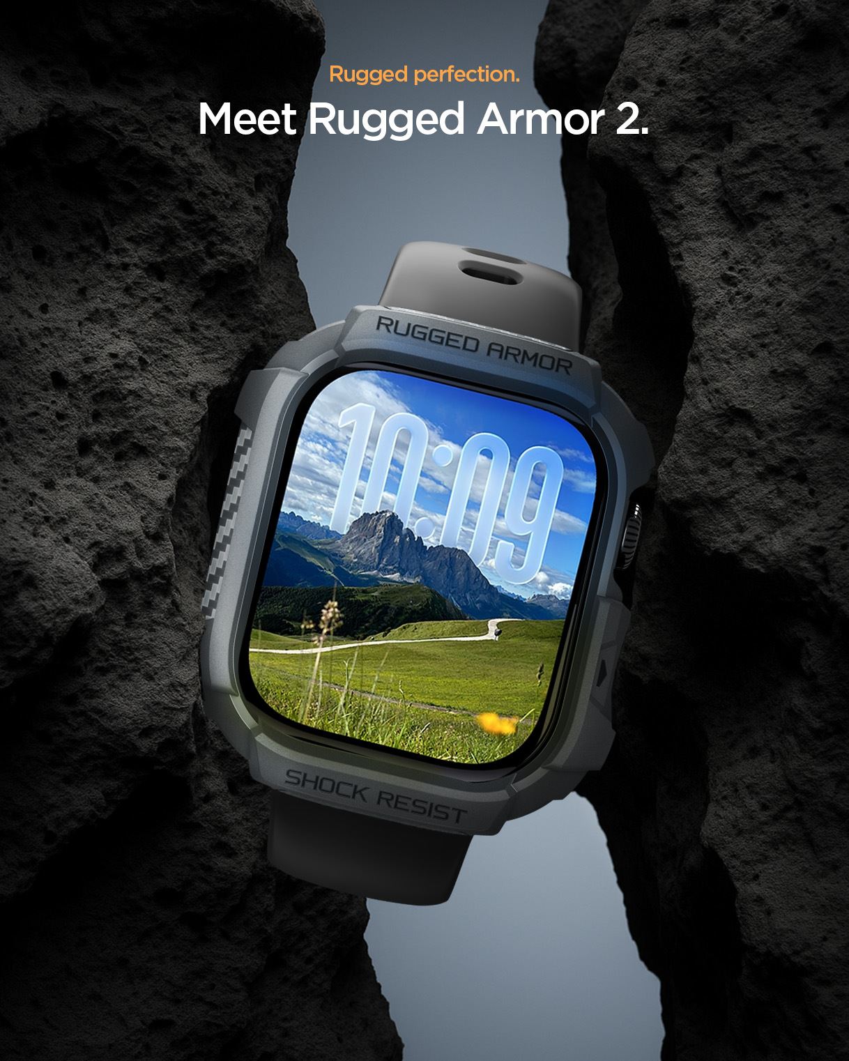 Spigen Rugged Armor 2, dark gray - Apple Watch 11 46mm (12)