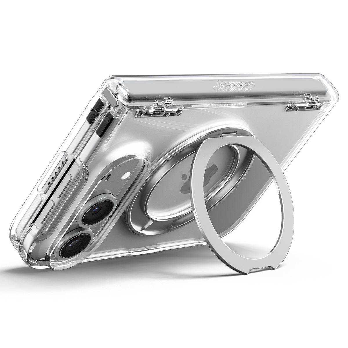 Spigen Ultra Hybrid Pro S MagSafe, clear white - iPhone Duo (12)