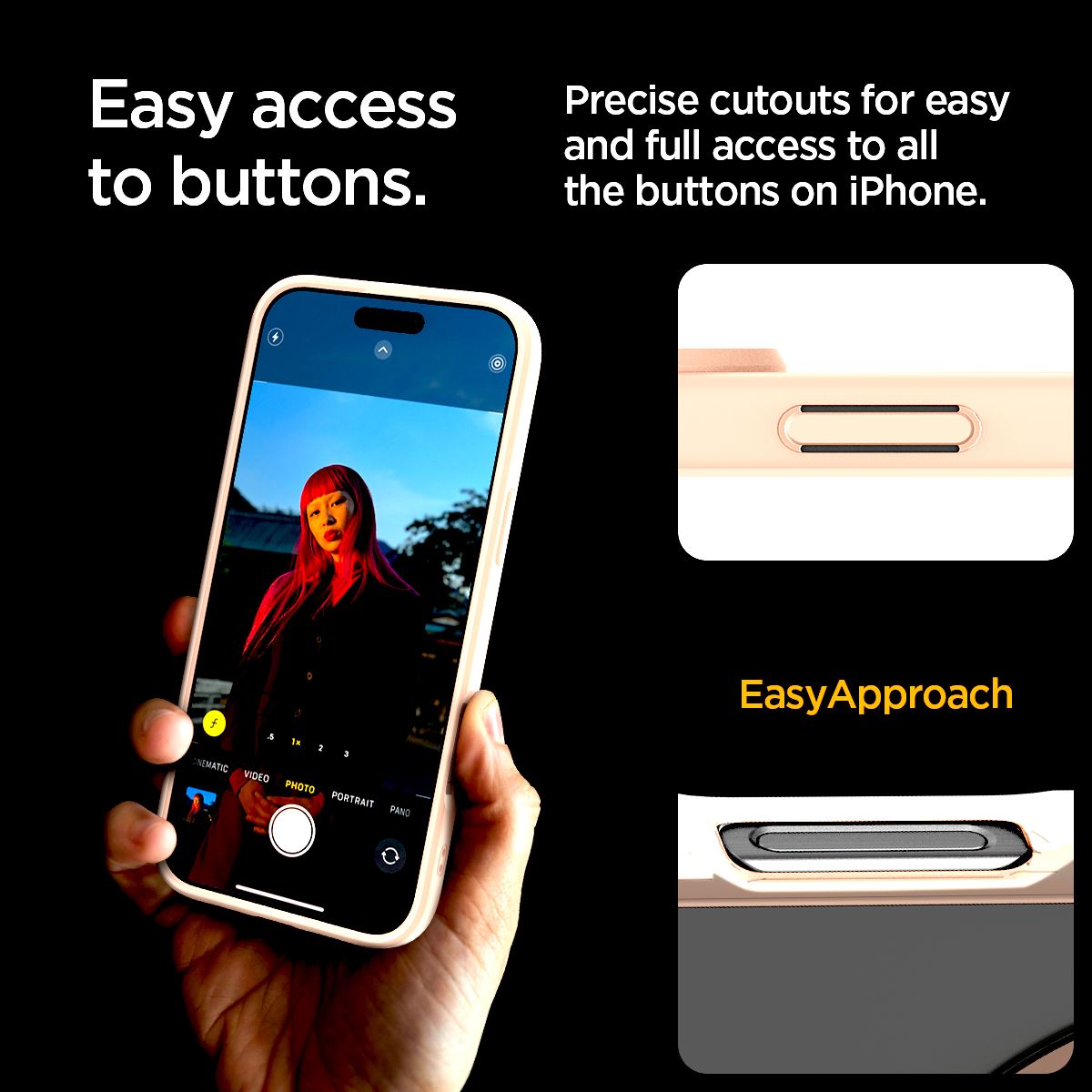 Spigen Ultra Hybrid MagSafe, rose titanium - iPhone 16 Pro Max (12)