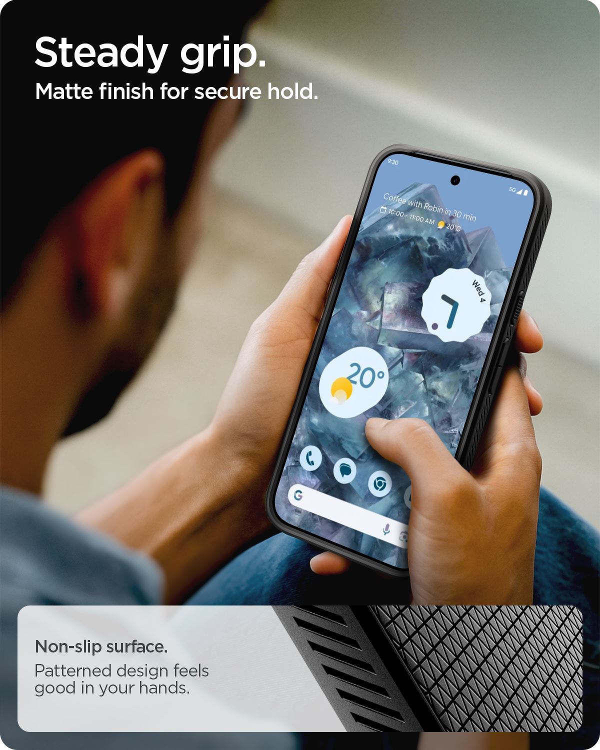 Spigen Liquid Air, matte black - Google Pixel 10 Pro XL (18)