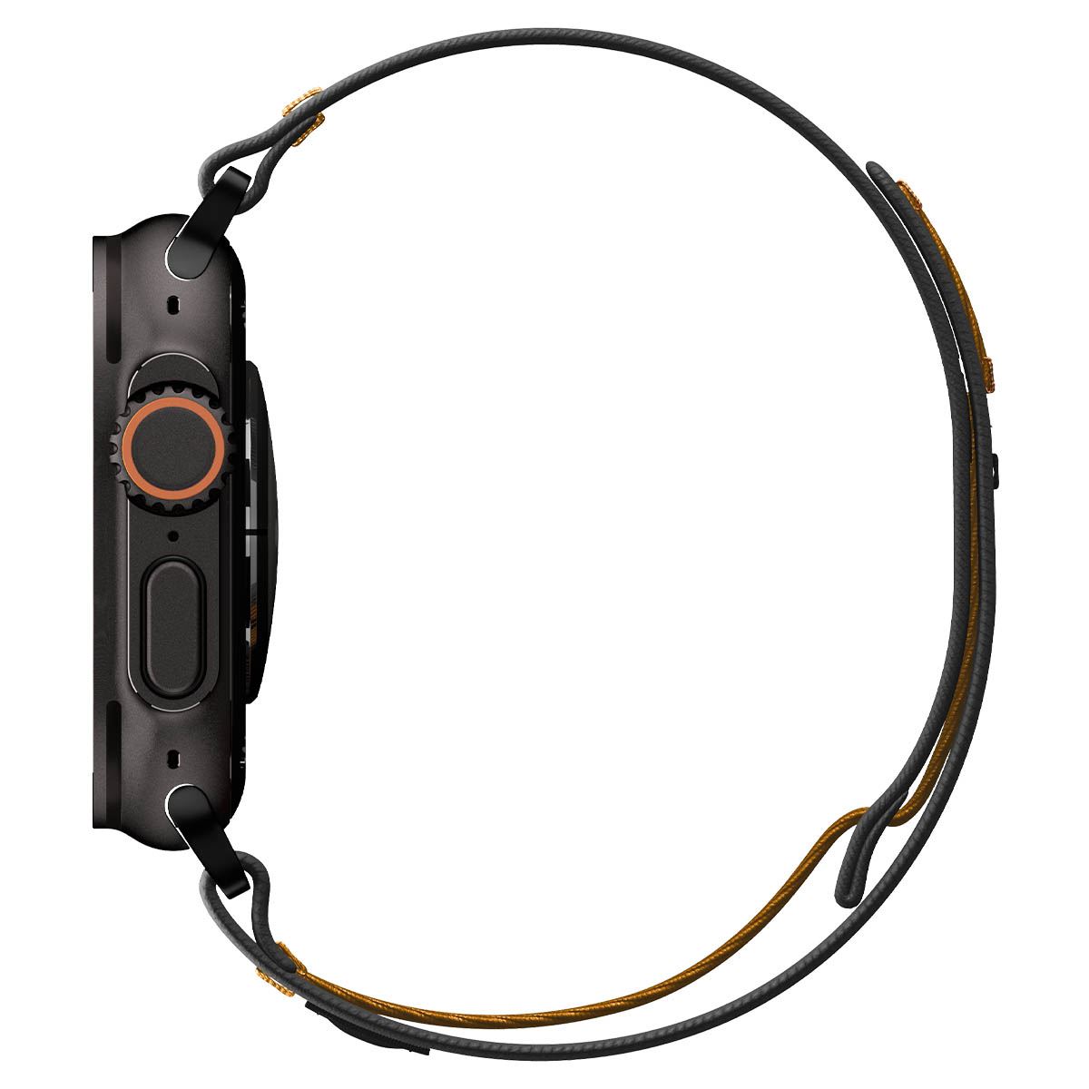 Spigen Athlex Air 2 Active Band, black orange - Apple Watch 49mm/46mm/45mm/44mm (6)