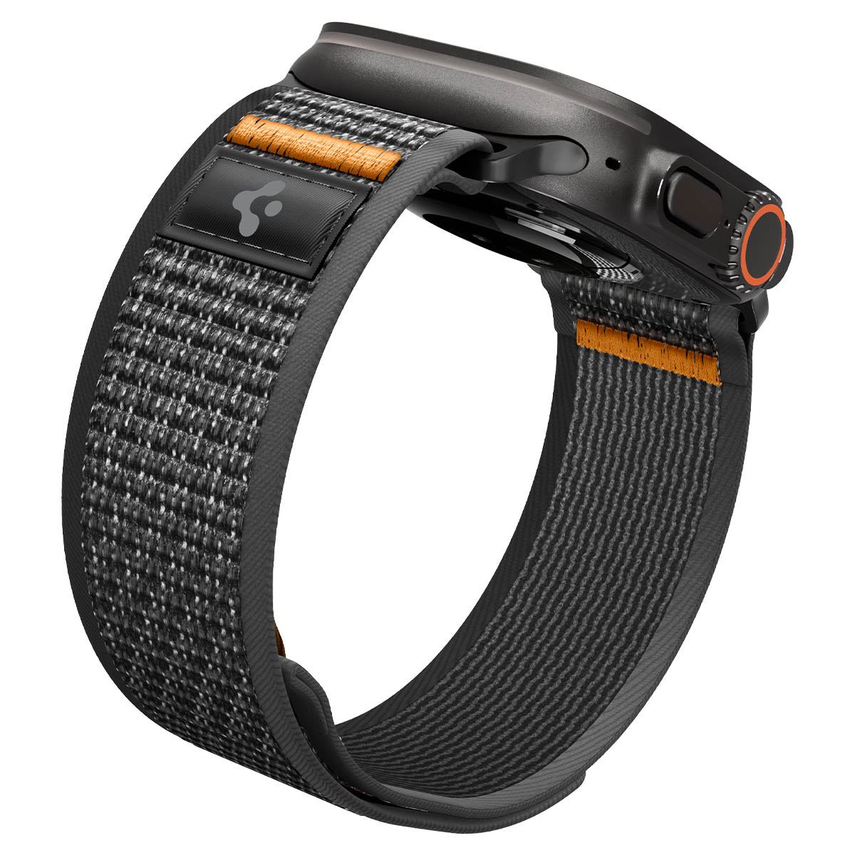 Spigen Athlex Air 2 Active Band, black orange - Apple Watch 49mm/46mm/45mm/44mm (9)
