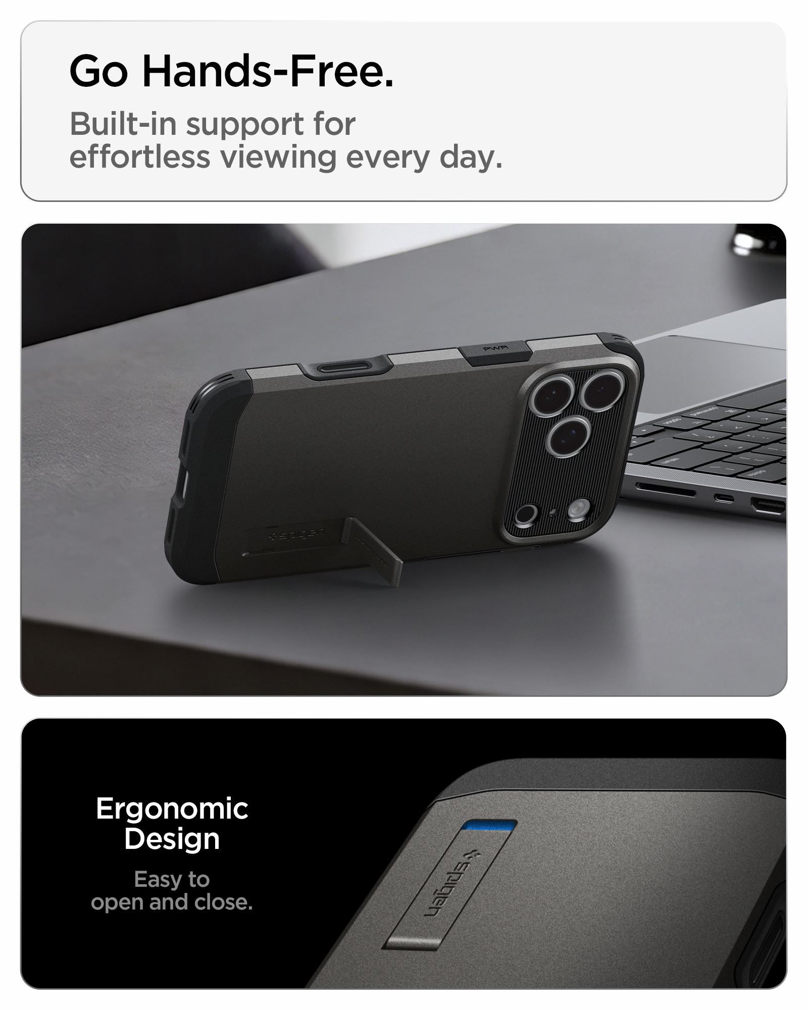 Spigen Tough Armor T MagSafe, gunmetal - iPhone 18 Pro Max/17 Pro Max (18)