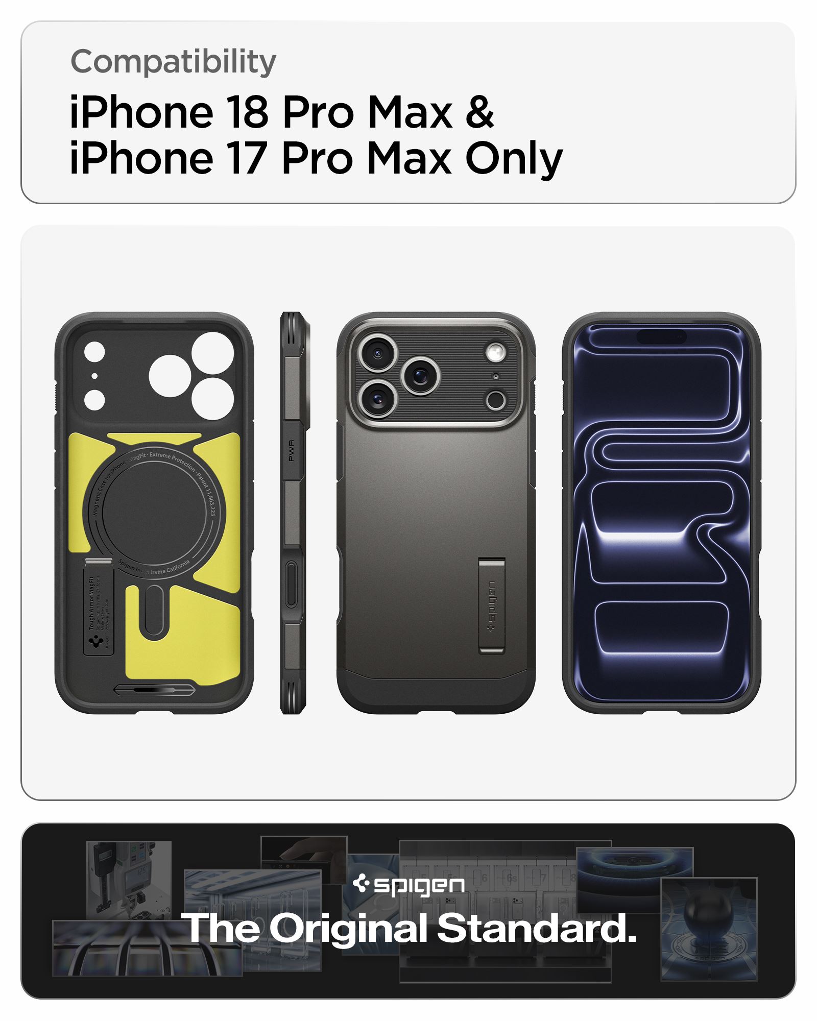 Spigen Tough Armor T MagSafe, gunmetal - iPhone 18 Pro Max/17 Pro Max (24)