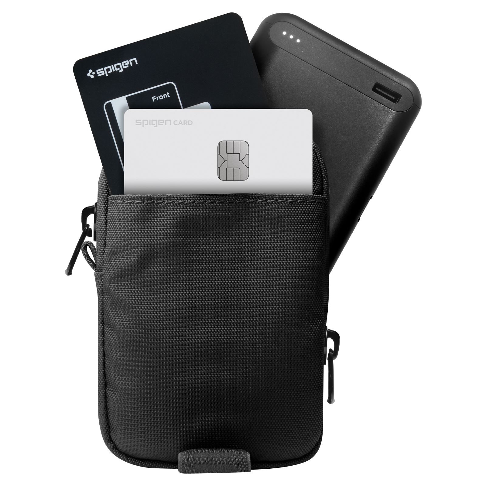 Spigen Portable Organizer Pouch TintapZip MagSafe, black (12)