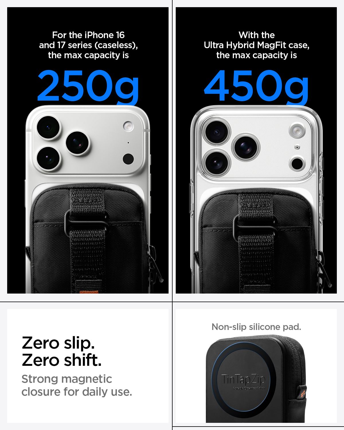 Spigen Portable Organizer Pouch TintapZip MagSafe, black (20)