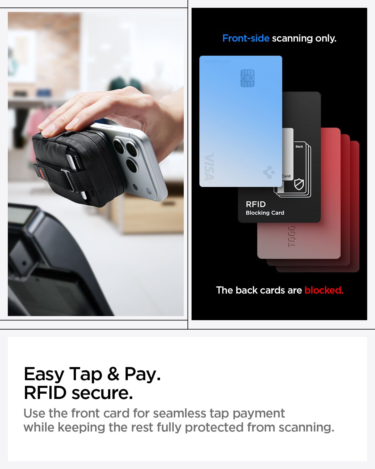 Spigen Portable Organizer Pouch TintapZip MagSafe, black (21)