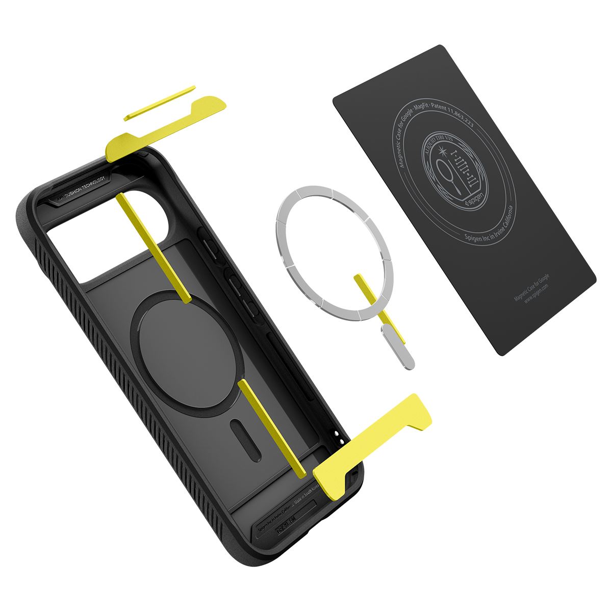 Spigen Rugged Armor MagSafe, matte black - Google Pixel 10 Pro XL (8)
