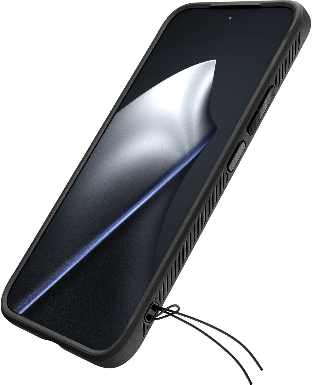 Spigen Rugged Armor, matte black - Xiaomi 15T Pro (10)