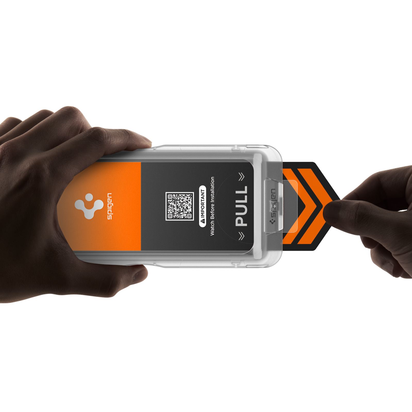 Spigen Glass tR EZ Fit Pro HD (Privacy) 2 Pack, transparency - Samsung Galaxy S26+ (6)