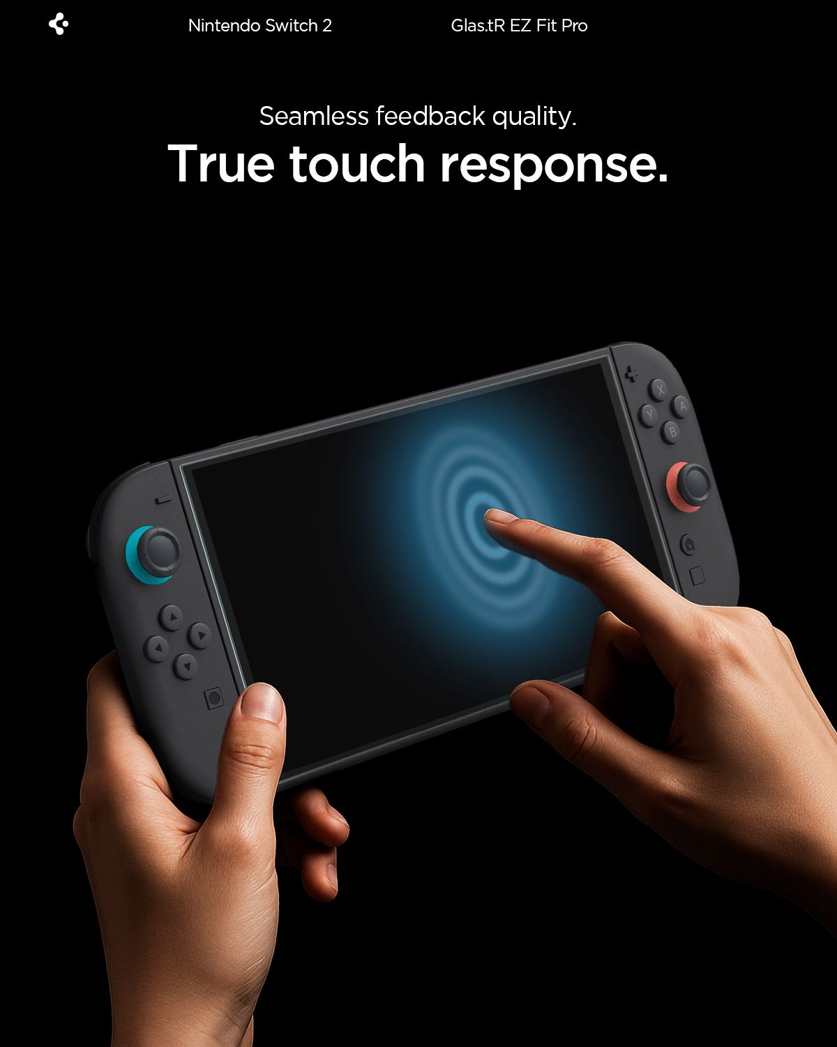 Spigen Glass tR EZ Fit Pro 2 Pack - Nintendo Switch 2 (8)