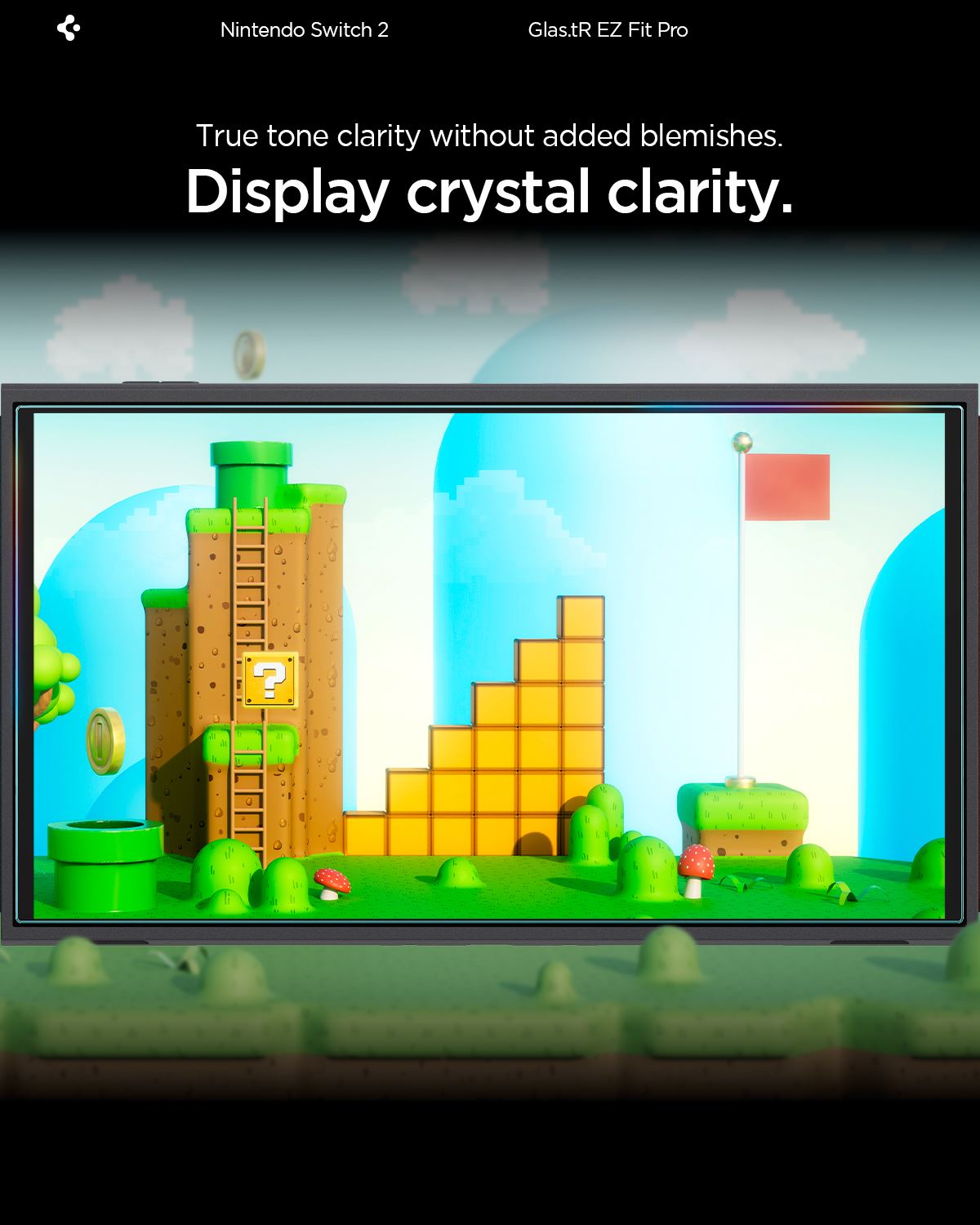 Spigen Glass tR EZ Fit Pro 2 Pack - Nintendo Switch 2 (9)