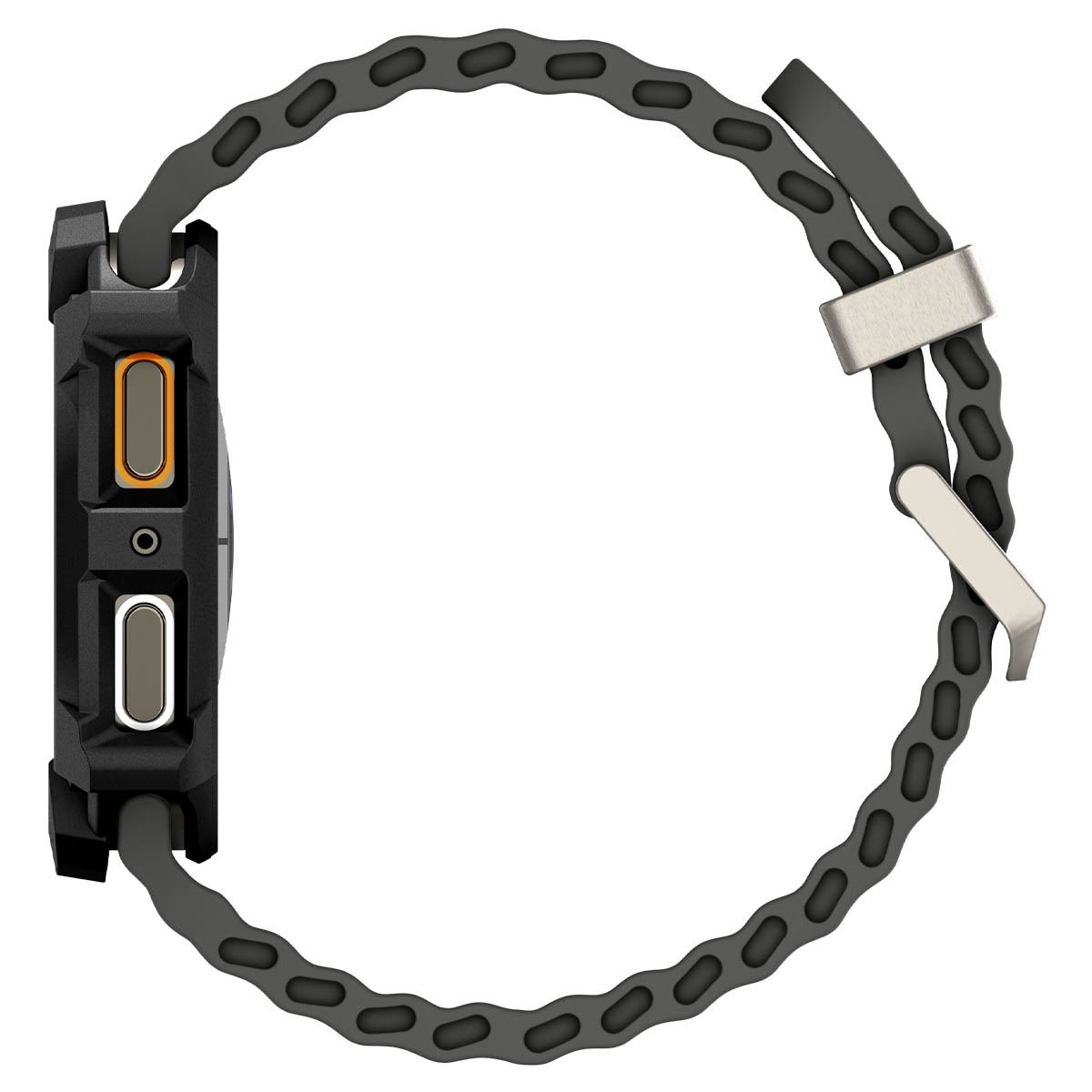 Spigen Rugged Armor, matte black - Samsung Galaxy Watch 8 (44mm) (4)
