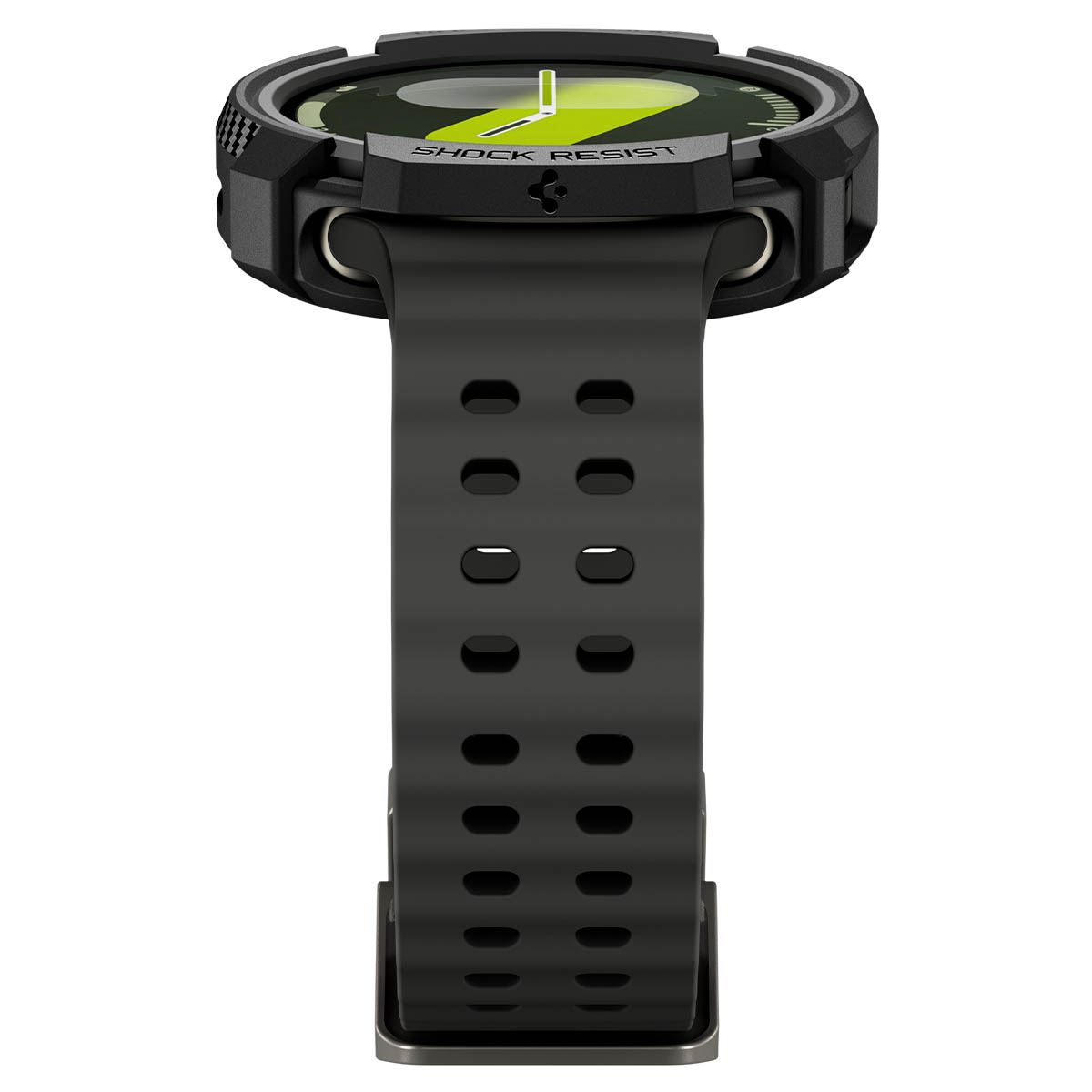 Spigen Rugged Armor, matte black - Samsung Galaxy Watch 8 (44mm) (6)