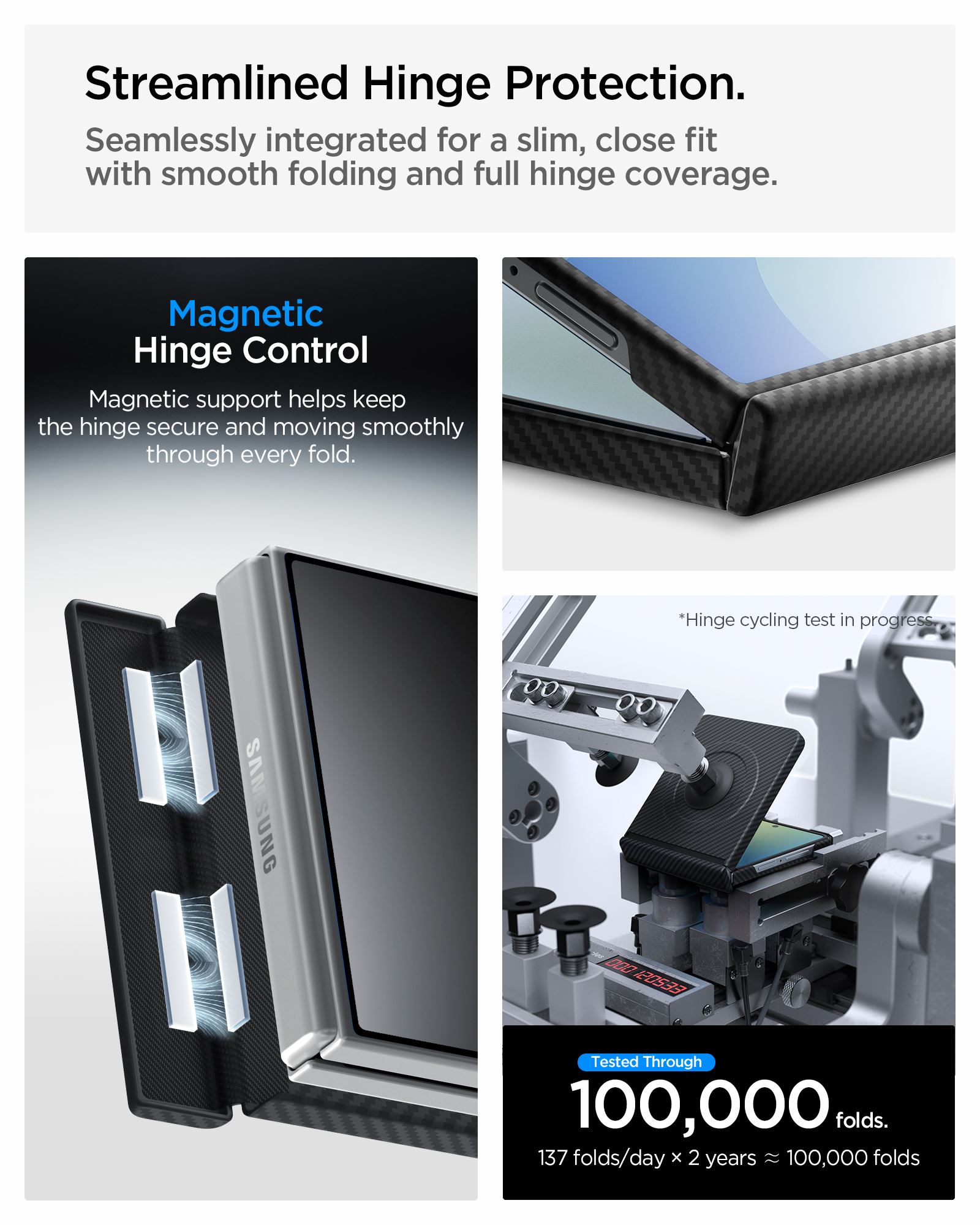 Spigen Air Skin Aramid MagSafe, black - Samsung Galaxy Z Flip8 (20)