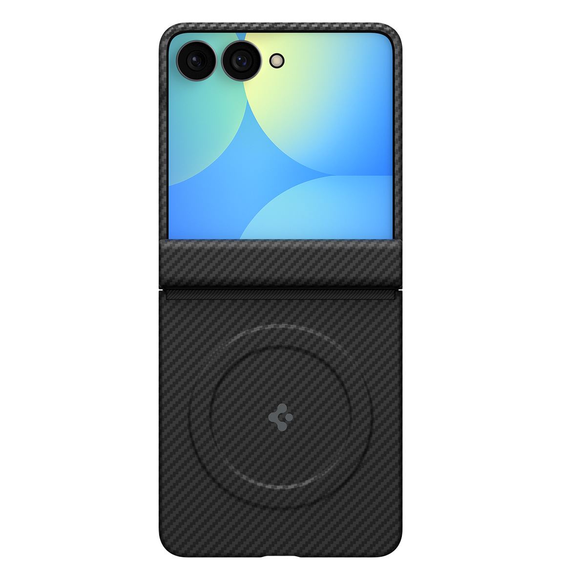 Spigen Air Skin Aramid MagSafe, black - Samsung Galaxy Z Flip8 (3)