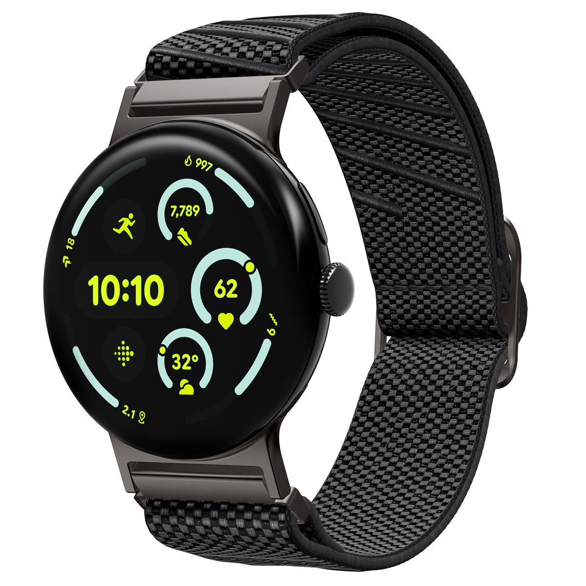 Spigen Lite Fit X V2, black - Google Pixel Watch 4/3/2/1 41mm