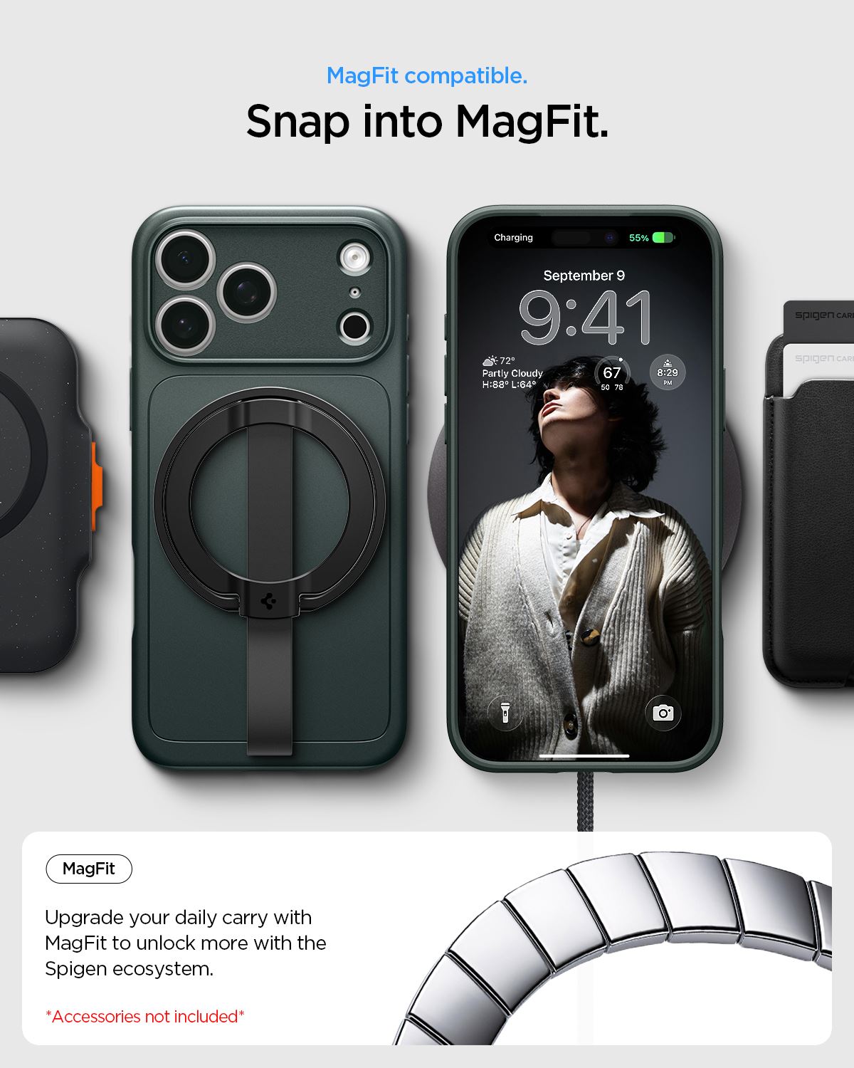 Spigen Thin Fit MagSafe, abyss green - iPhone 18 Pro Max/17 Pro Max (18)