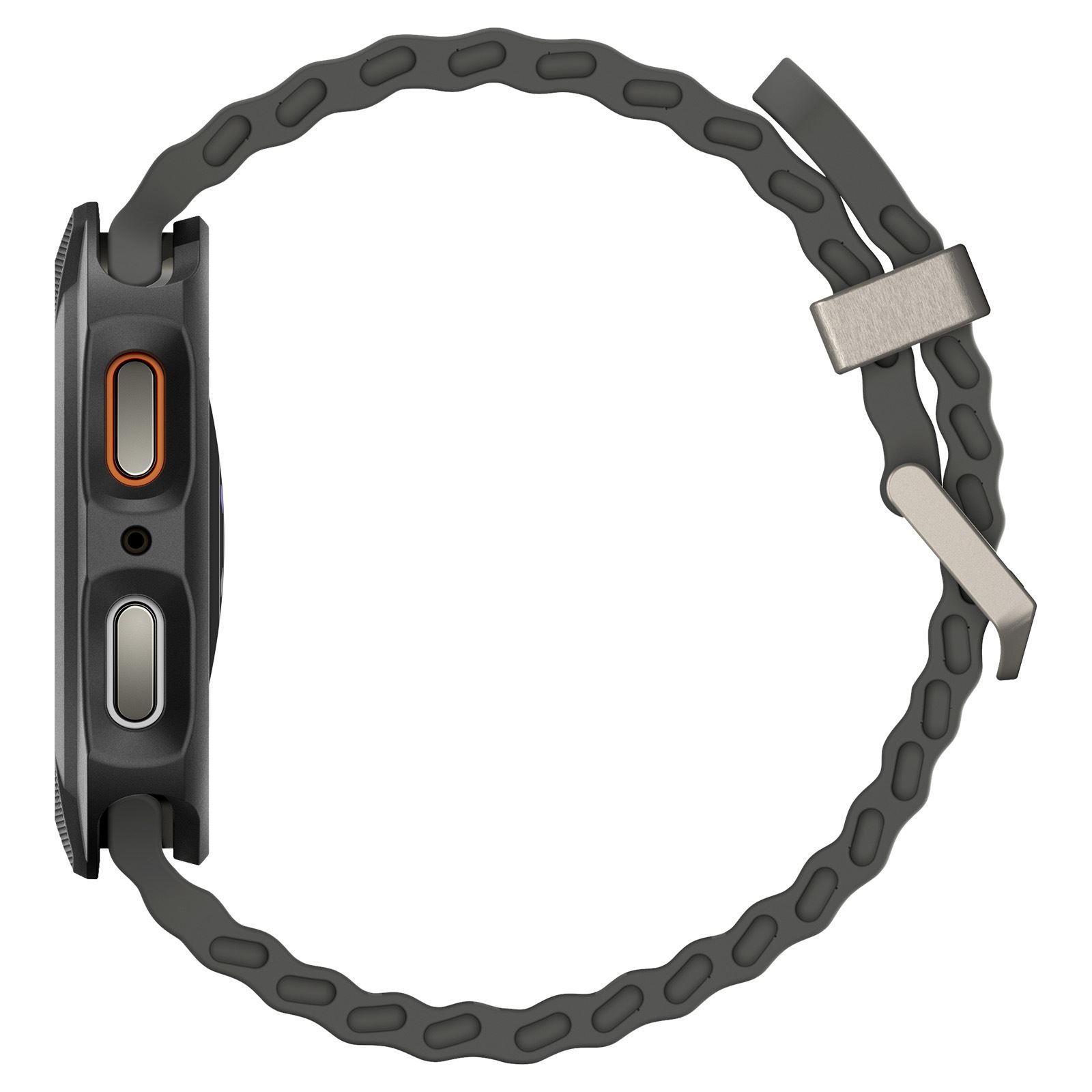 Spigen Liquid Air, matte black - Samsung Galaxy Watch 8 (44mm) (4)