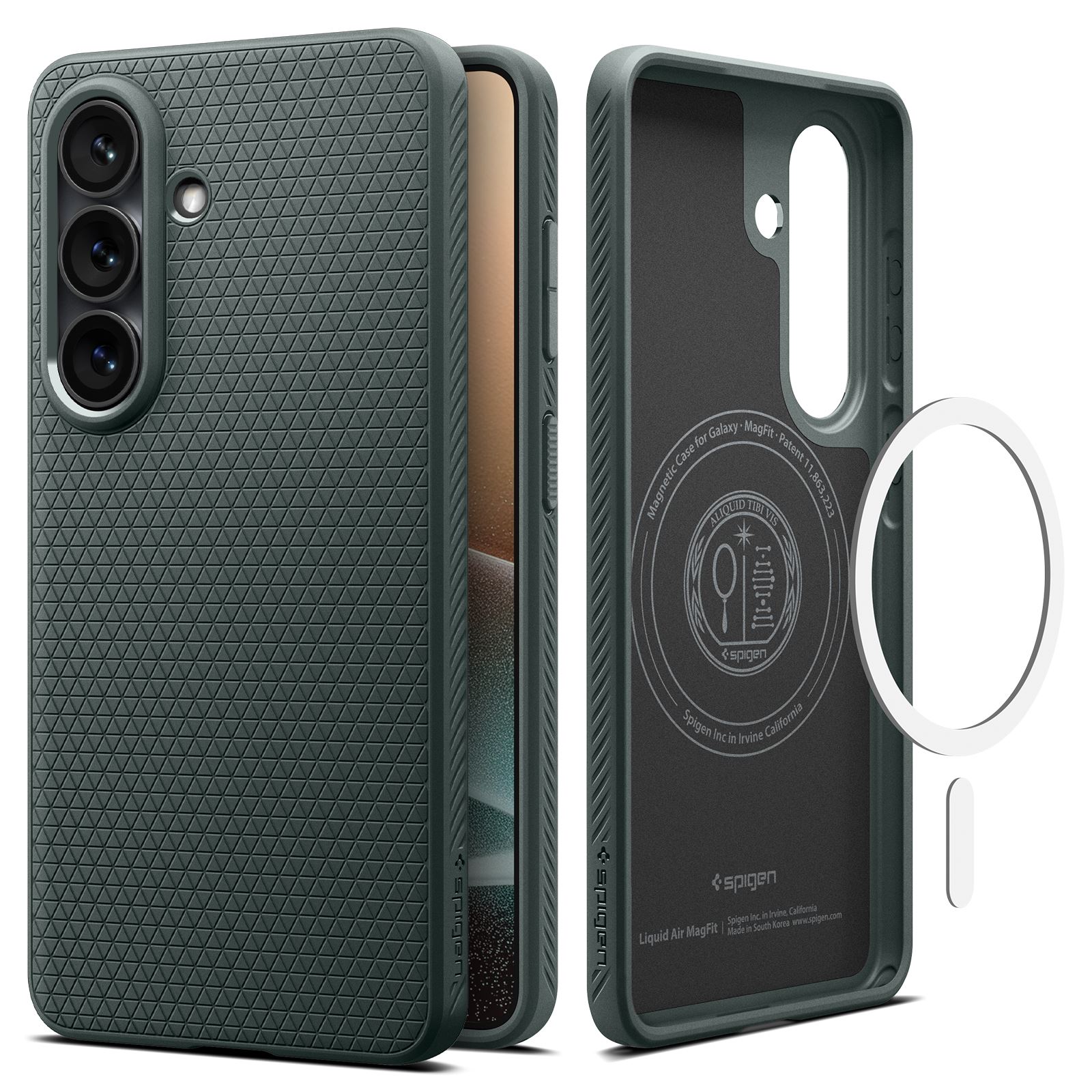 Spigen Liquid Air MagSafe, abyss green - Samsung Galaxy S26+