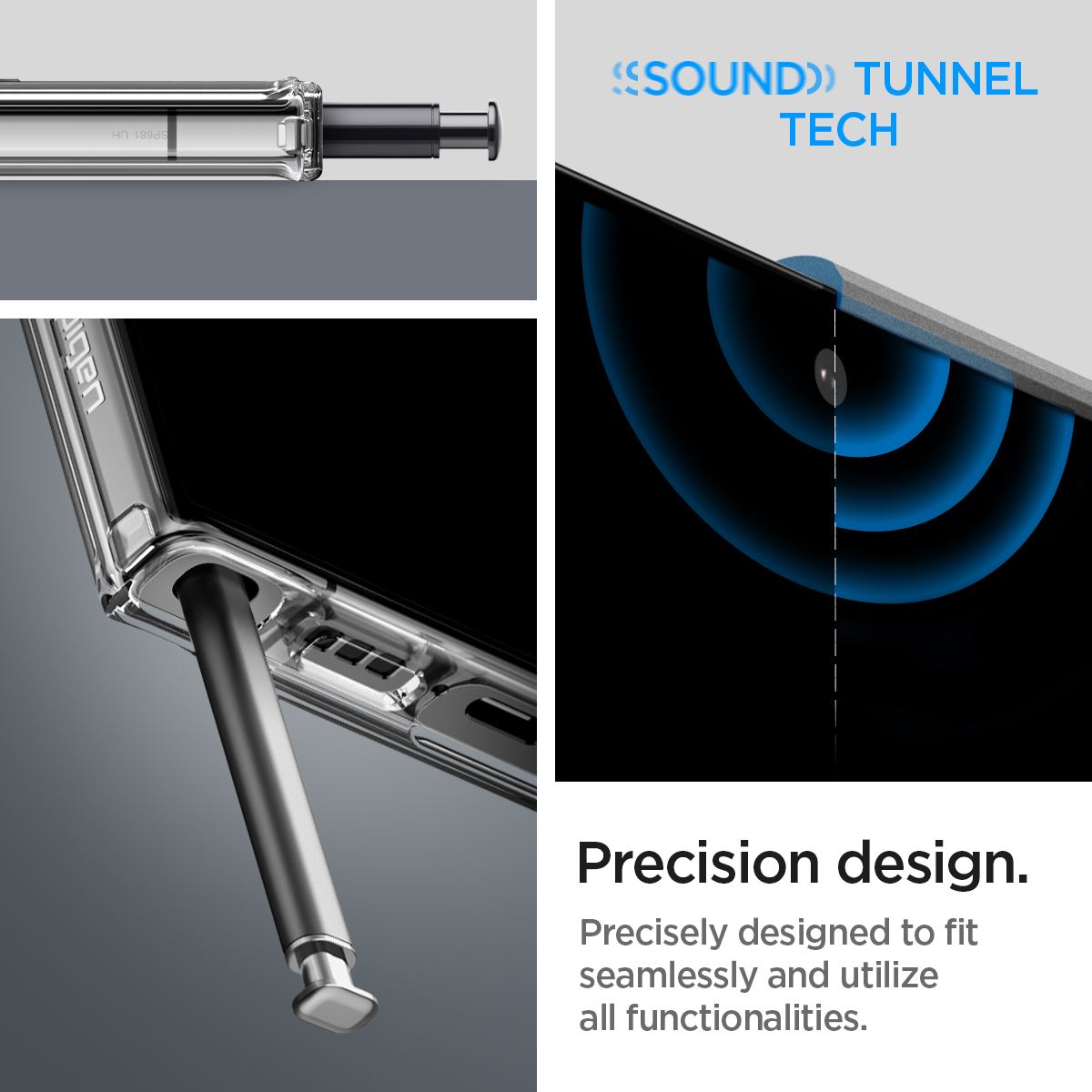 Spigen Ultra Hybrid OneTap MagSafe Ring, black - Samsung Galaxy S23 Ultra (15)