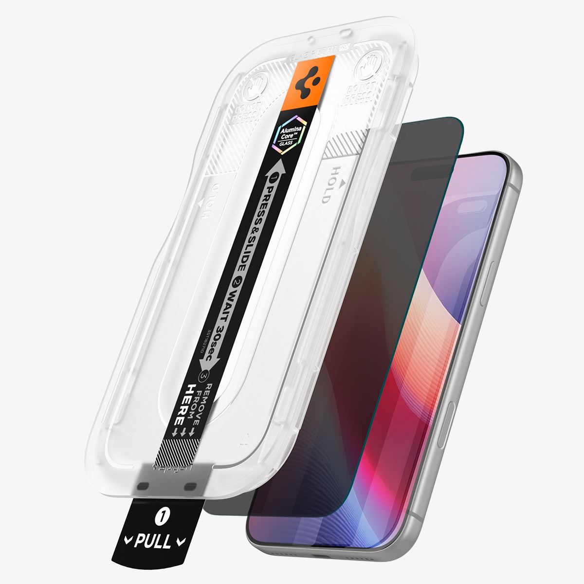 Spigen Glass tR EZ Fit Pro HD (Privacy) 1 Pack - iPhone 18 Pro (8)