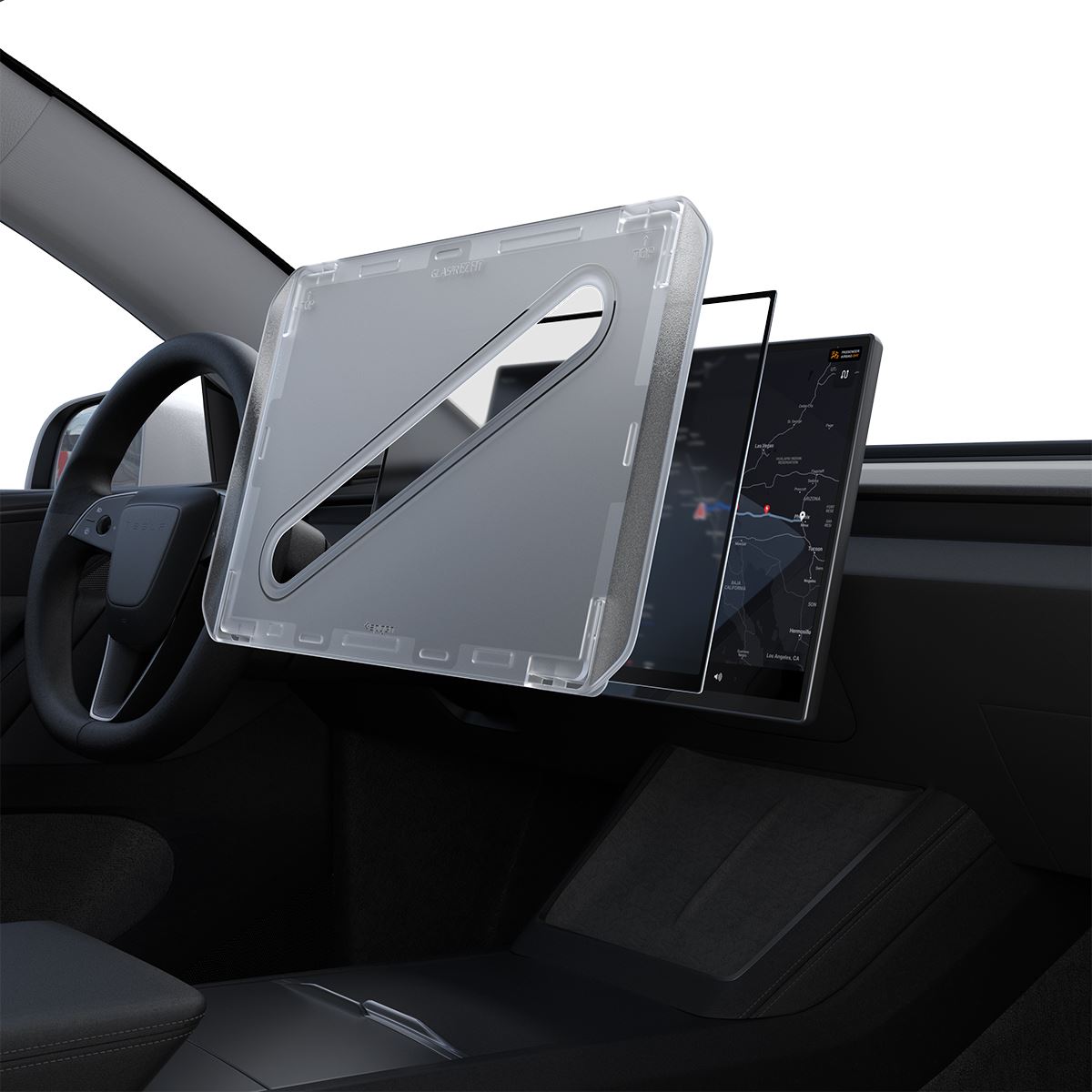 Spigen Tesla EZ Fit Anti Glare Matte FC, black - Tesla Model Y L 2026 (8)