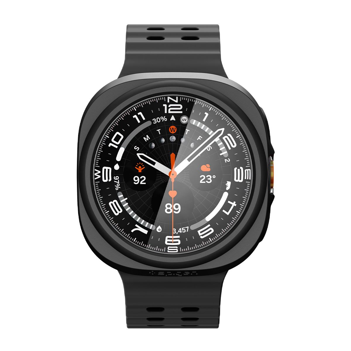 Spigen Thin Fit 360, black - Samsung Galaxy Watch Ultra 2 47mm (9)