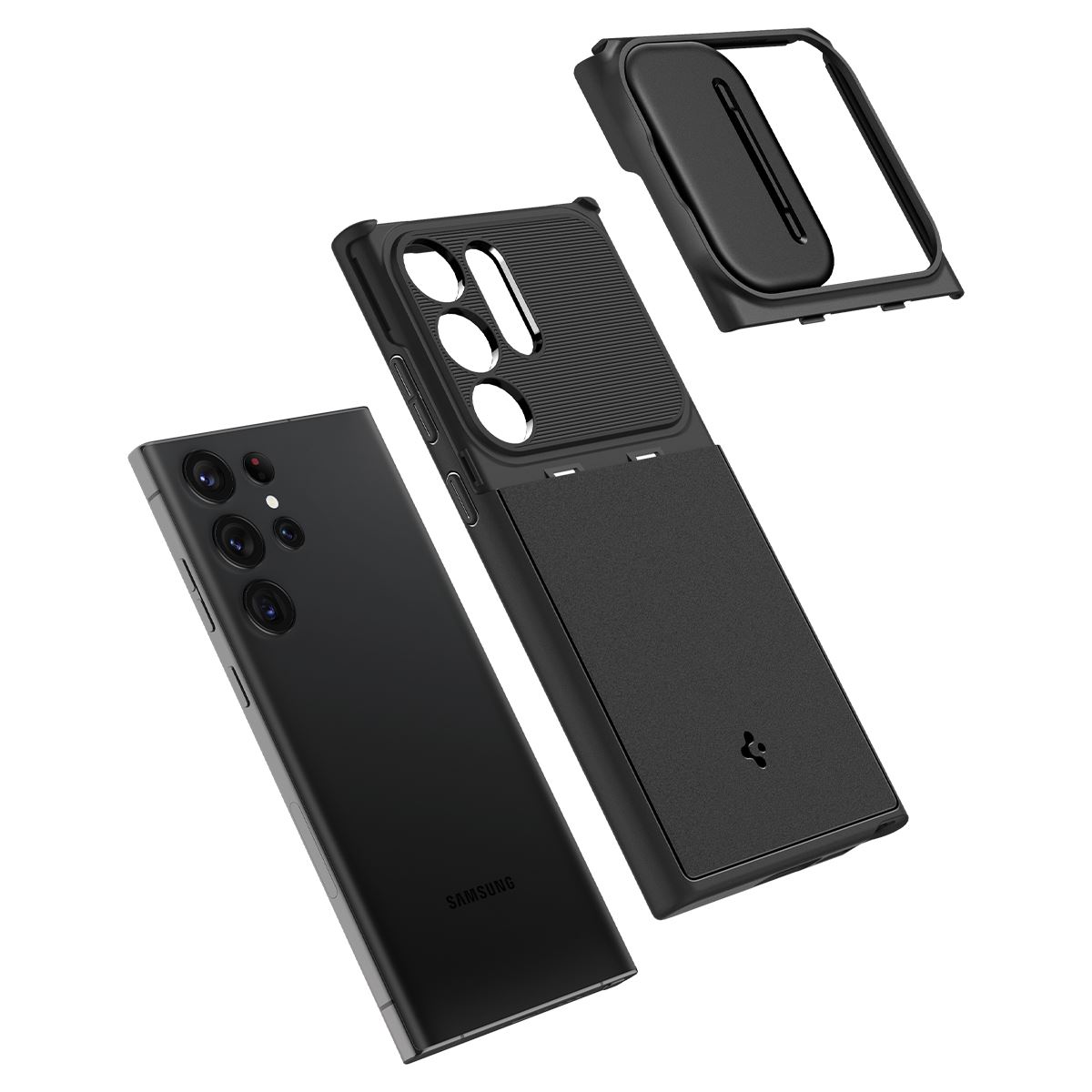 Spigen Optik Armor, black - Samsung Galaxy S23 Ultra (11)