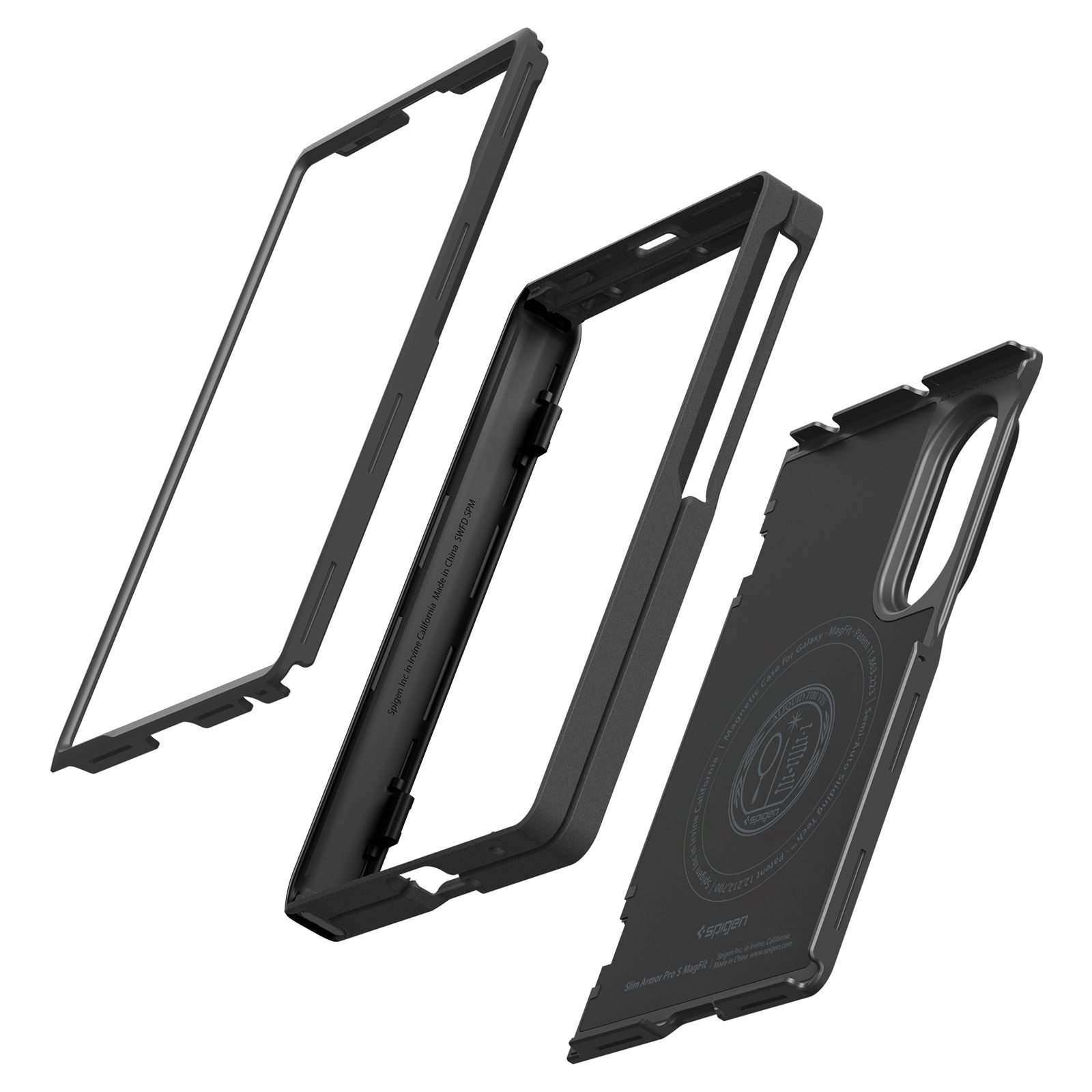 Spigen Slim Armor Pro S MagSafe, black - Samsung Galaxy Z Fold8 (12)