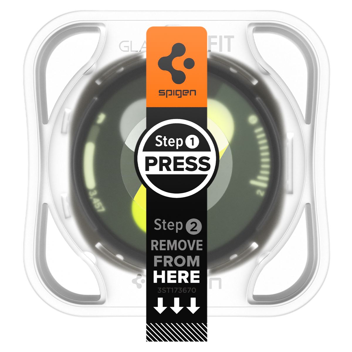 Spigen Glass tR EZ Fit 2 Pack - Samsung Galaxy Watch 8 (40mm) (2)