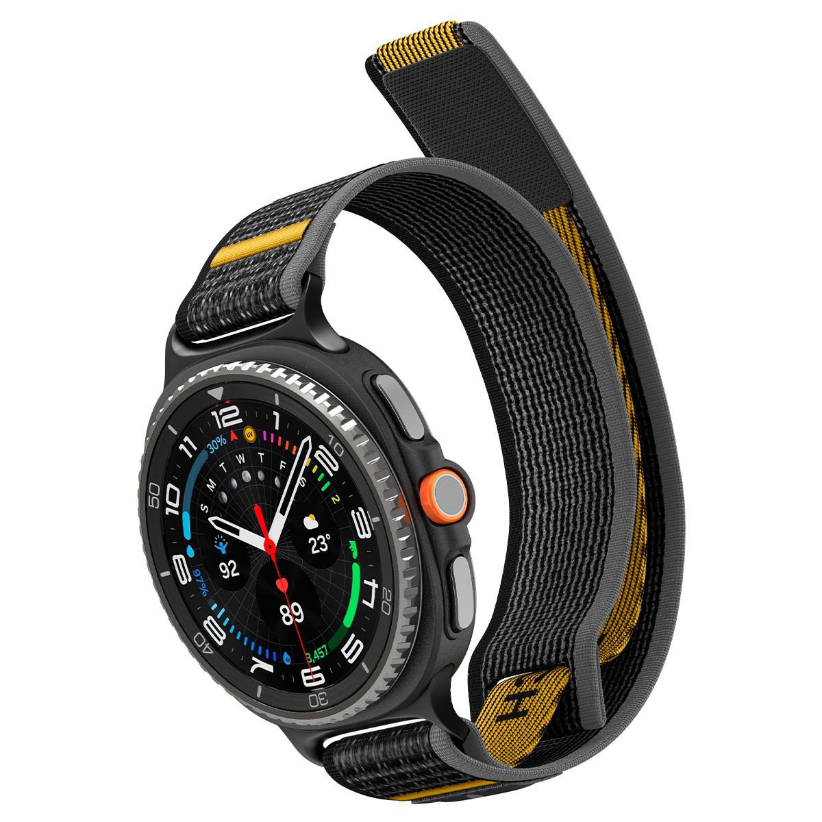Spigen Athlex Air Active Band, black - Samsung Galaxy Watch 8 46mm/44mm/40mm (11)