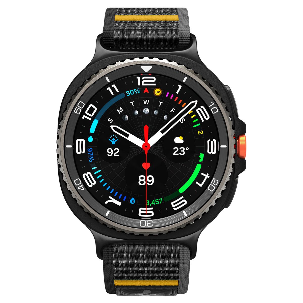 Spigen Athlex Air Active Band, black - Samsung Galaxy Watch 8 46mm/44mm/40mm (2)