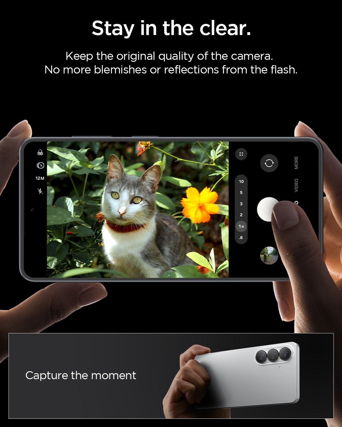 Spigen Glass tR EZ Fit Optik Pro HD 2 Pack, black - Samsung Galaxy S26+ (3)